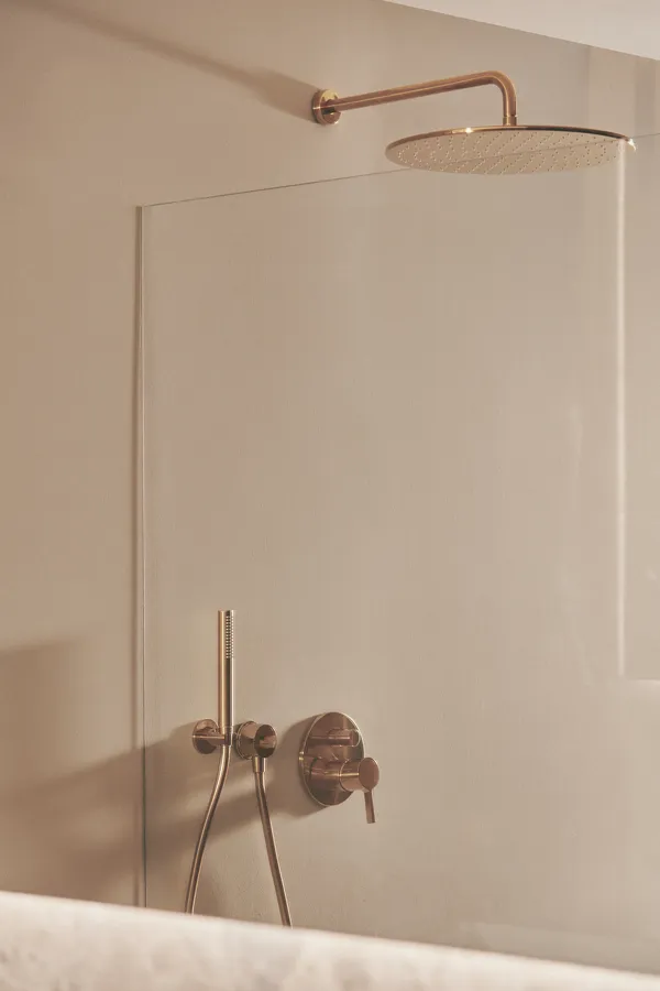 Regenbrause Idealrain, rund Durchmesser: 400mm, Brushed Gold Regenbrause Idealrain, rund Durchmesser: 400mm, Brushed Gold