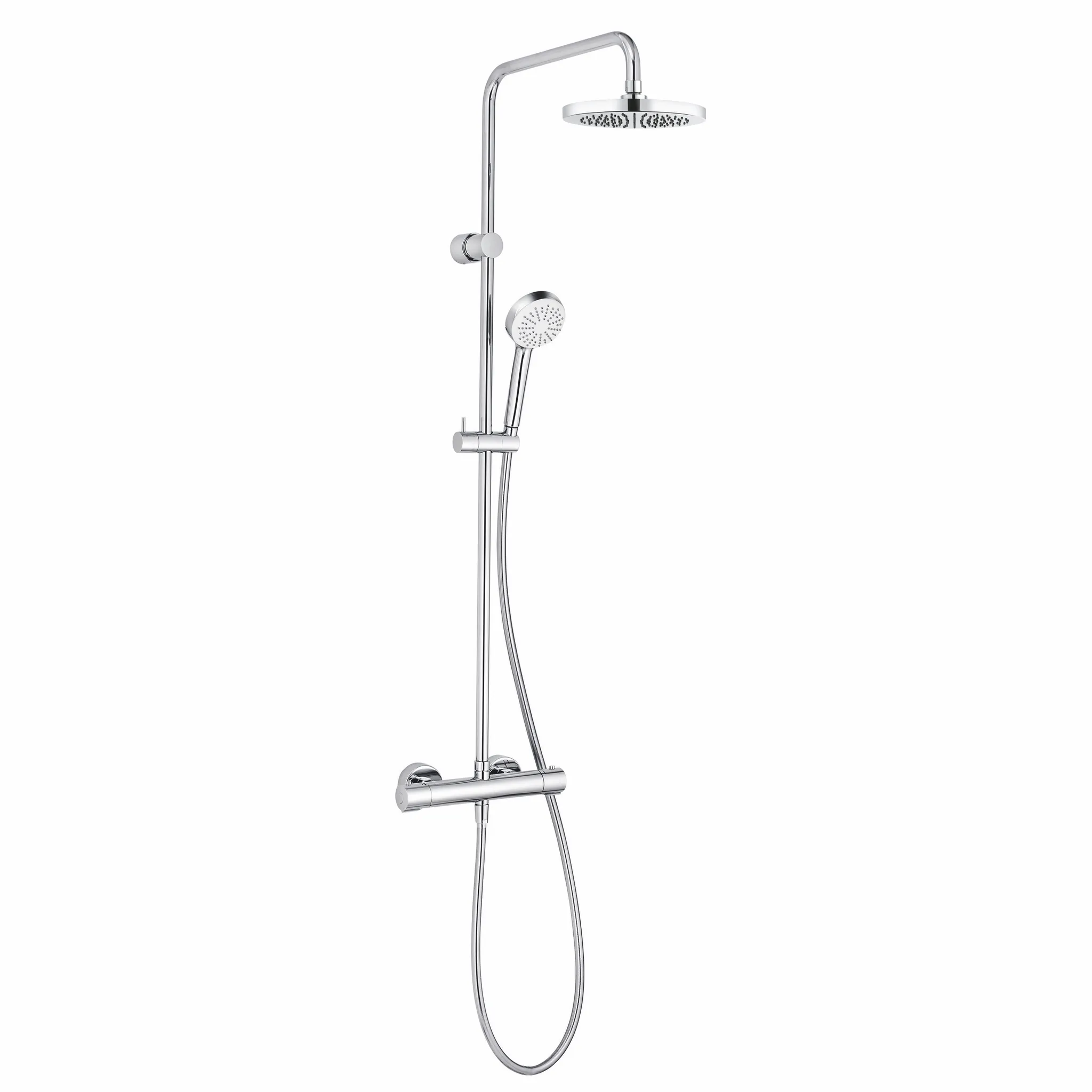 Kludi LOGO BASIC Thermostat DSS mit 250er Kopfbrause chrom Kludi LOGO BASIC Thermostat DSS mit 250er Kopfbrause chrom