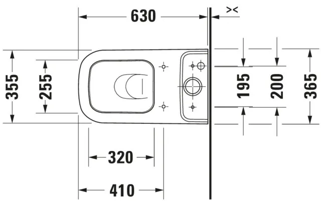 Stand-WC Kombi Happy D.2 630 mm Tiefspüler, fürSPK, Abg.Vario, weiß Stand-WC Kombi Happy D.2 630 mm Tiefspüler, fürSPK, Abg.Vario, weiß