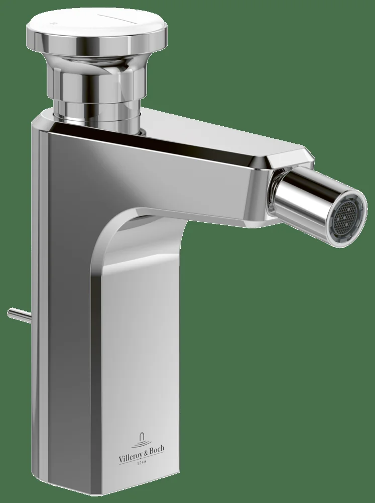 Villeroy & Boch Einhebel-Bidetarmatur Vea, Chrom, 47.5 x 173 x 166 mm, Höhe 166 mm, Standmontage Villeroy & Boch Einhebel-Bidetarmatur Vea, Chrom, 47.5 x 173 x 166 mm, Höhe 166 mm, Standmontage