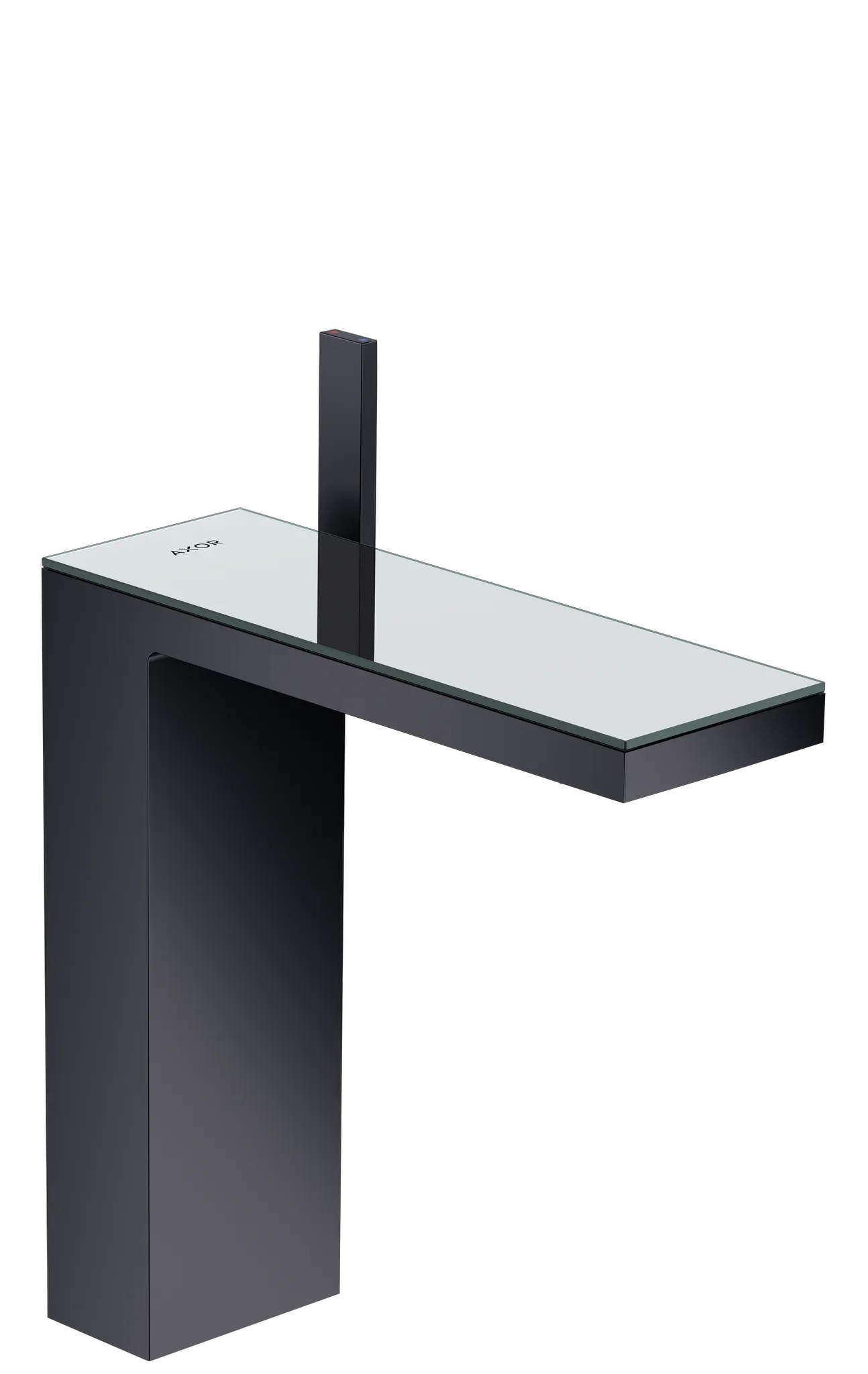 Hansgrohe AXOR MyEdition Mischer mit Platte 245 Glas, abnehmbar Hansgrohe AXOR MyEdition Mischer mit Platte 245 Glas, abnehmbar