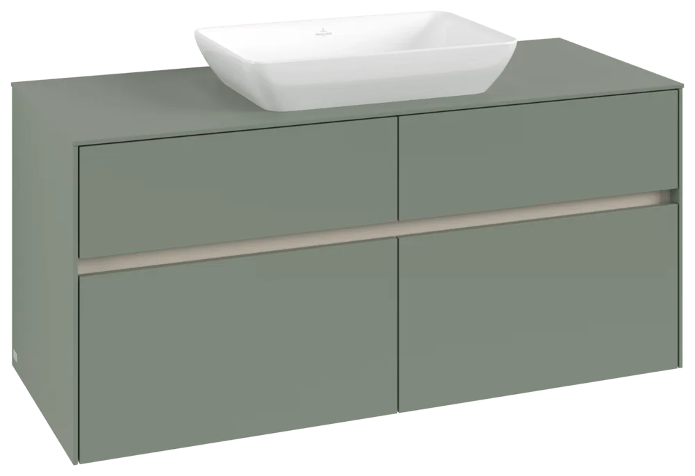 Villeroy & Boch Collaro Waschbeckenunterschrank C11200 Soft Green Villeroy & Boch Collaro Waschbeckenunterschrank C11200 Soft Green