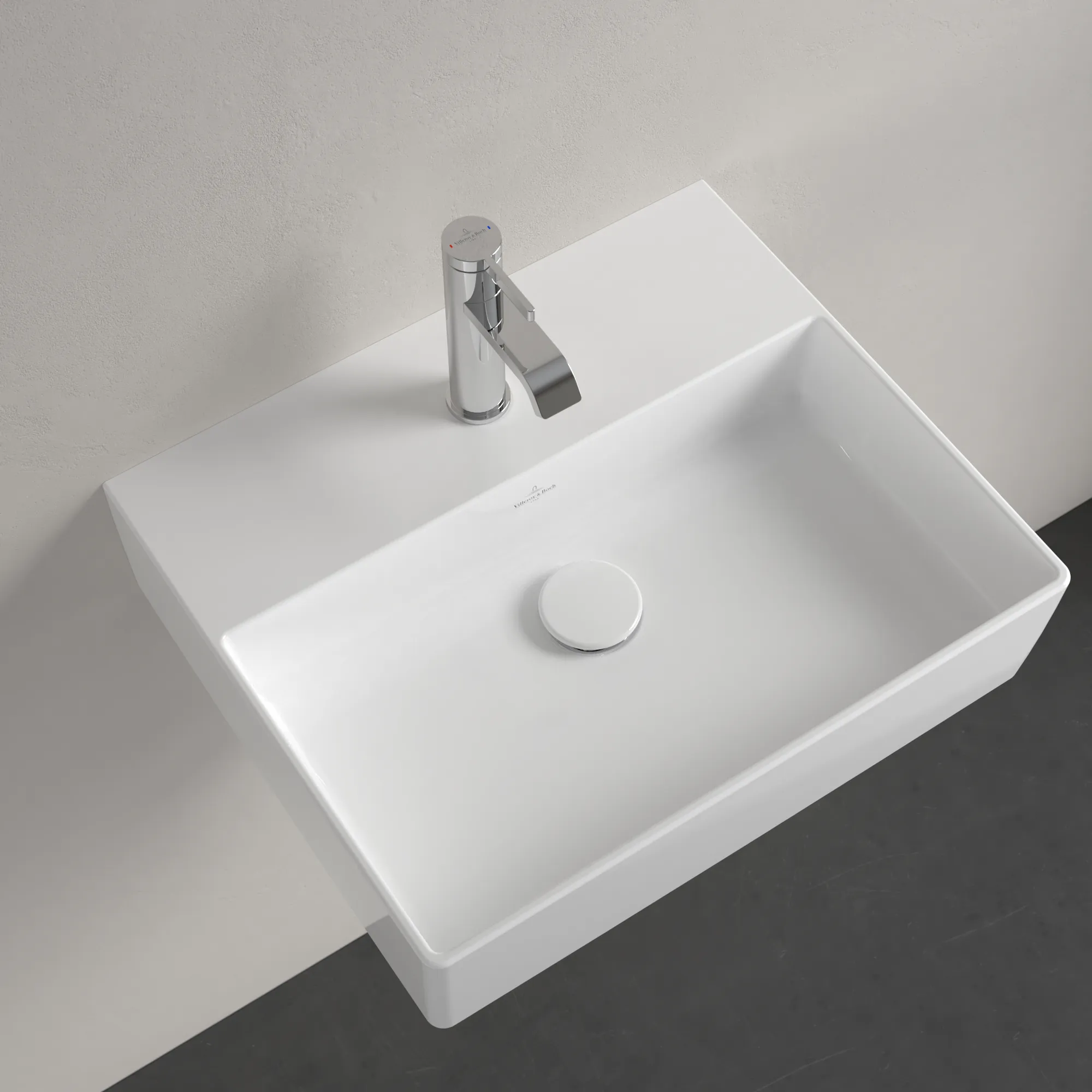 Villeroy & Boch Waschbecken Memento 2.0 4A2251, 500 x 420 mm, Rechteck, 1HL. Villeroy & Boch Waschbecken Memento 2.0 4A2251, 500 x 420 mm, Rechteck, 1HL.