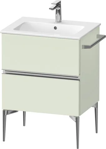 Duravit Waschtischunterschrank „Sivida“ 61 × 59,1 × 47,7 cm Blassgrün Matt