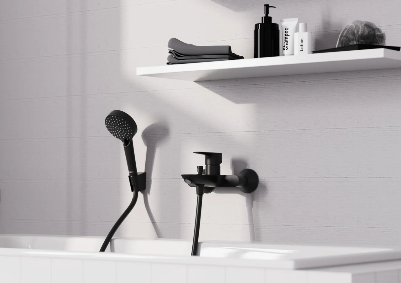 Hansgrohe Isiflex Brauseschlauch 1,25 m, mattschwarz Hansgrohe Isiflex Brauseschlauch 1,25 m, mattschwarz