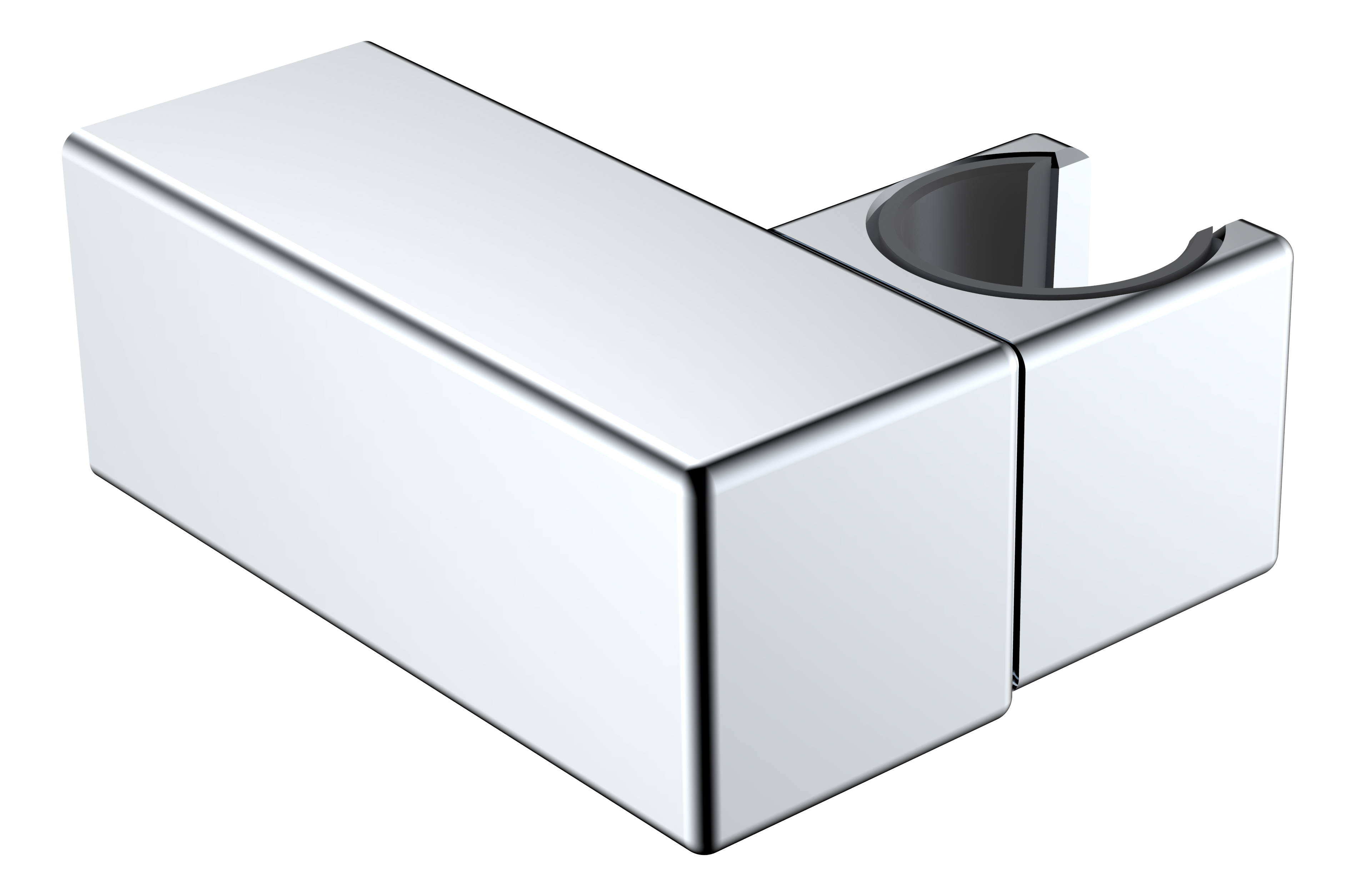 Wandkonushalter AqvaDesign - soft edge - schwenkbar - Vollmetall - chrom Wandkonushalter AqvaDesign - soft edge - schwenkbar - Vollmetall - chrom