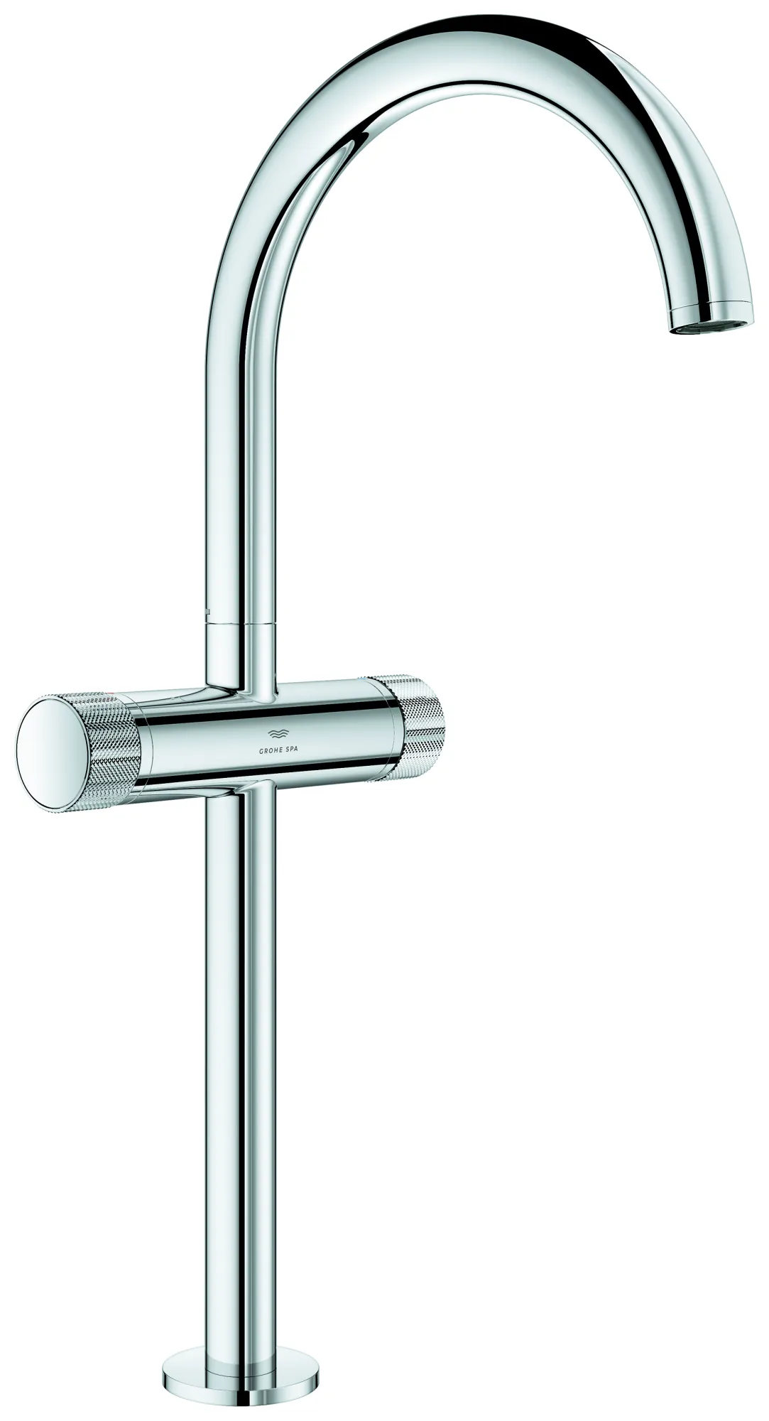 Waschtisch-Einlochbatterie Atrio Private Collection 21142, XL-Size, Knopfbetätigung mit Metalleinlagen, Push-open-Ablaufgarnitur, chrom Farbe: chrom / Größe: XL Waschtisch-Einlochbatterie Atrio Private Collection 21142, XL-Size, Knopfbetätigung mit Metalleinlagen, Push-open-Ablaufgarnitur, chrom Farbe: chrom / Größe: XL