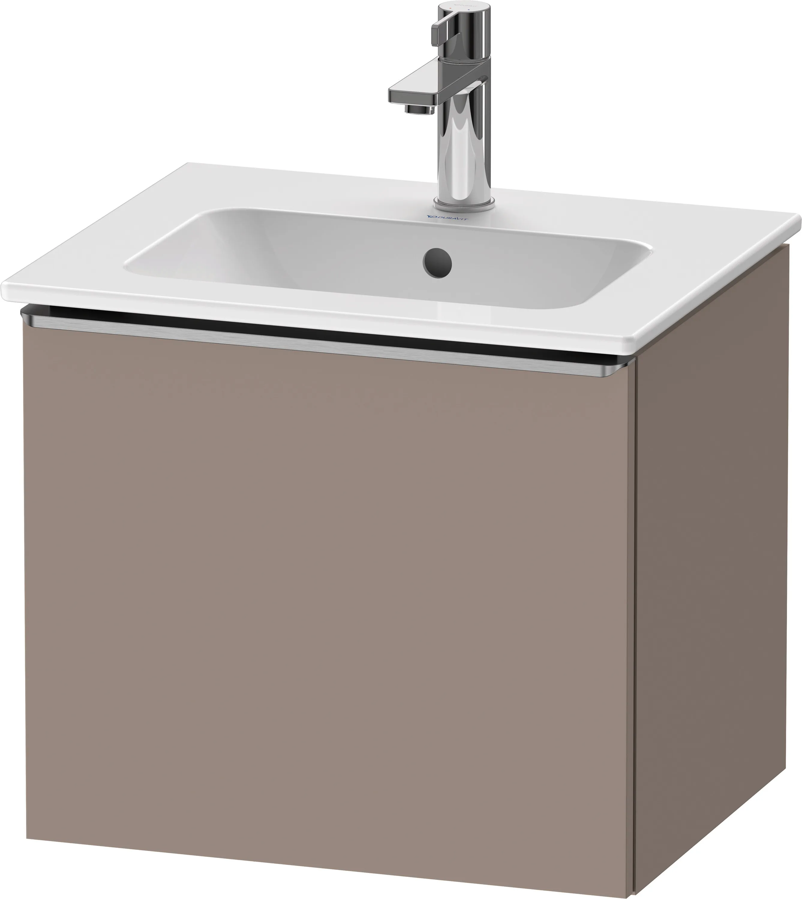 Duravit Waschtischunterschrank wandhängend „D-Neo“ 51 × 44 × 40,2 cm Basalt Matt