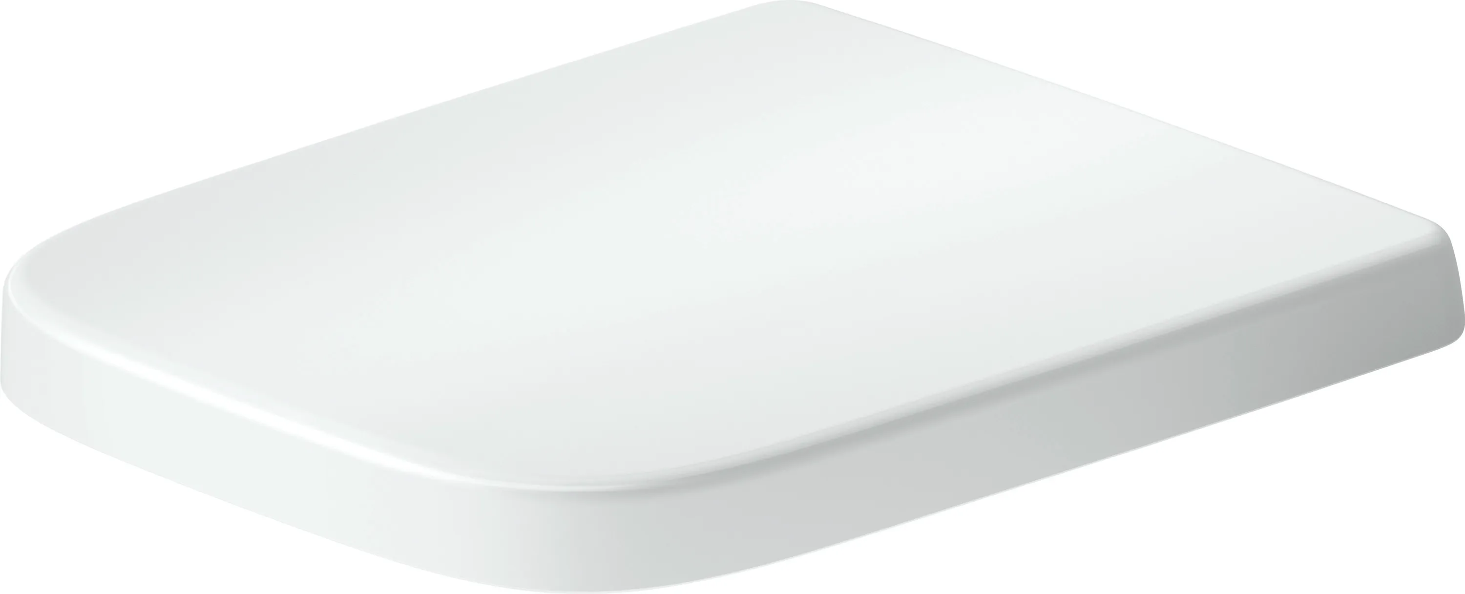 Duravit Univ. WC-Sitz Eckig Tief 438mm Ülap., Weiß