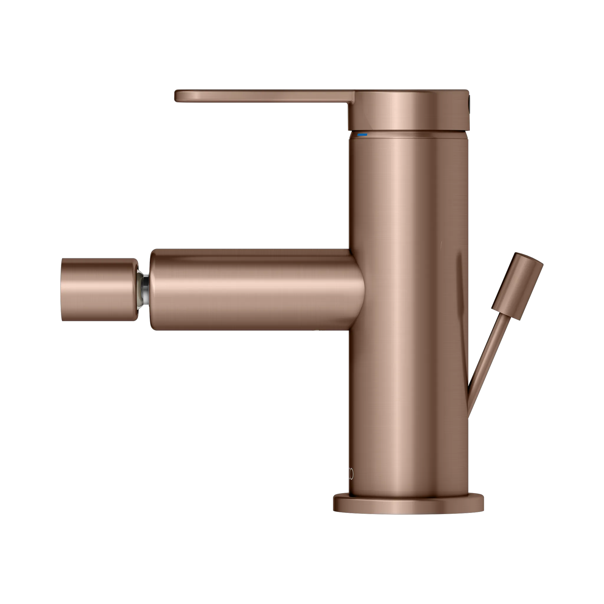 IXMO Einhebel-Bidetmischer IXMO Flat, Rosette rund Rotgold gebürstet IXMO Einhebel-Bidetmischer IXMO Flat, Rosette rund Rotgold gebürstet