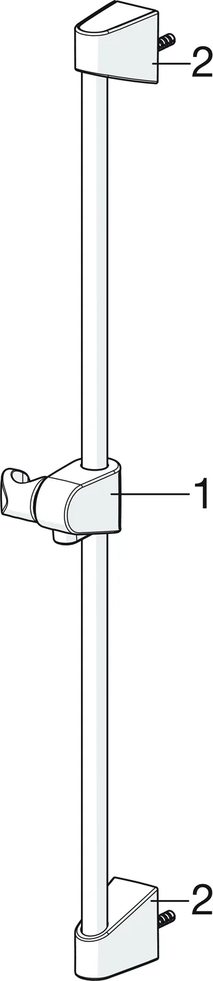 HansaBASICJET Wandstangen-Brausenset Hansabasicjet 2017 Chrom 1-strahlig
