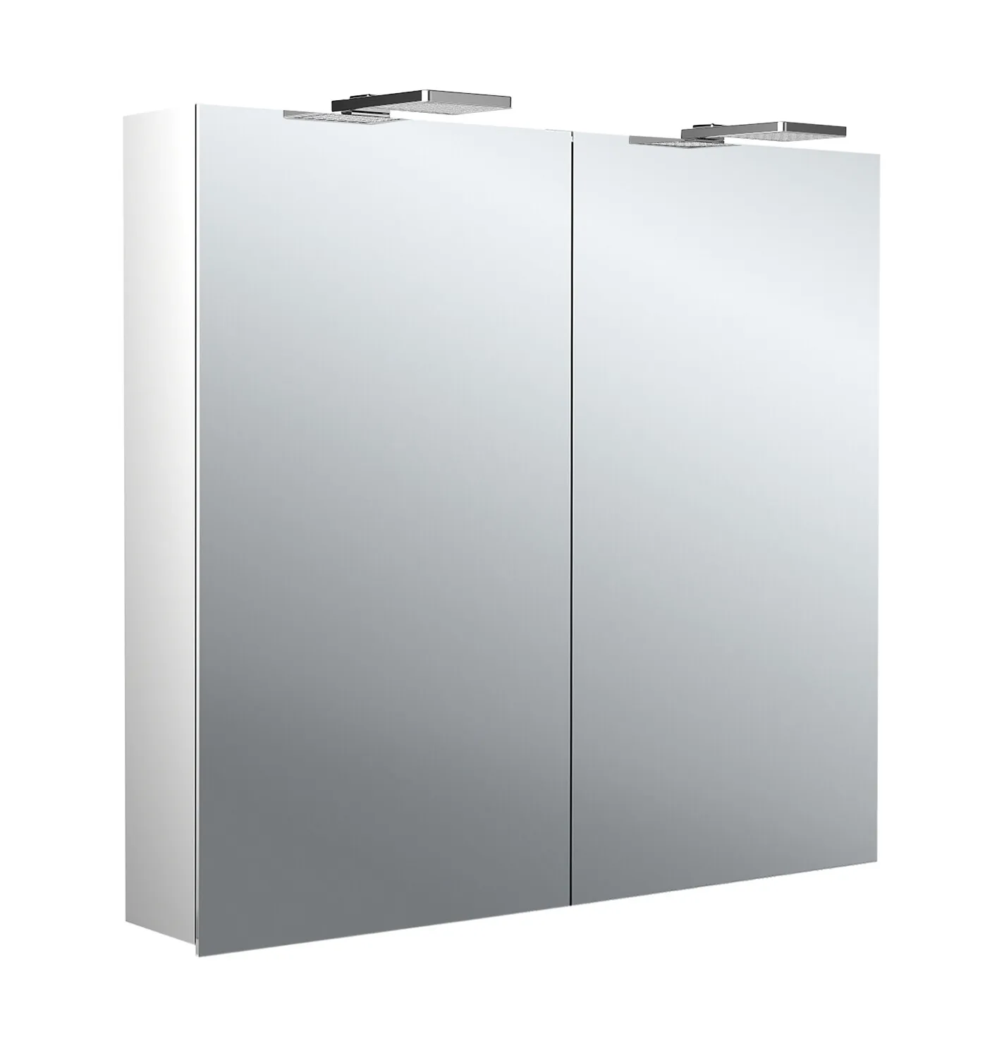 Lichtspiegelschrank flat II LED-Leuchte, Aufputz, mit Waschtischbeleuchtung, 2 Türen, 600mm Lichtspiegelschrank flat II LED-Leuchte, Aufputz, mit Waschtischbeleuchtung, 2 Türen, 600mm