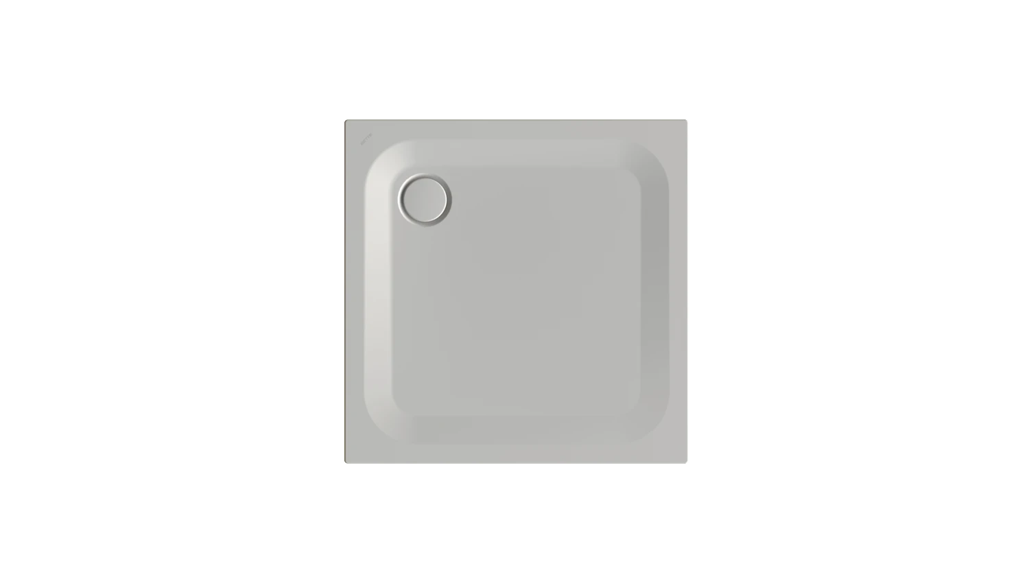 Bette quadrat Duschwanne „BetteUltra“ 900 × 900 mm ohne Oberflächenbeschichtung, mit BetteGlasur Plus, ohne Wannenträger, in Dust