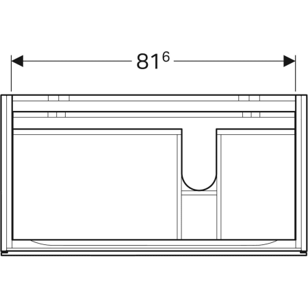 Geberit Waschtischunterschrank „Xeno2“ 88 × 53 × 46,2 cm 