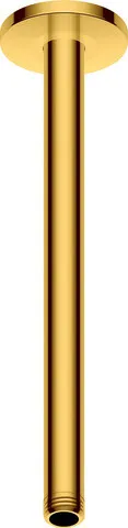 Duravit Brausearm L 300mm Deckemontage Rosette Rund Gold Poliert Duravit Brausearm L 300mm Deckemontage Rosette Rund Gold Poliert