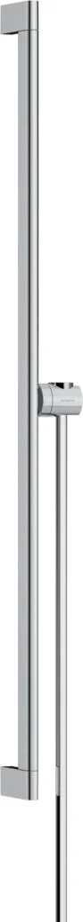 Hansgrohe Unica Brausestange S Puro 90 cm mit Easy Slide Handbrausehalter und Isiflex Brauseschlauch, Chrom