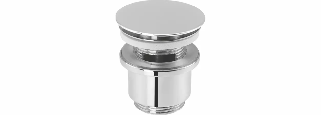 Frank Design-Ablaufventil 1 1/4″x D=63mm mit Überlaufschlitzen, verschließbar