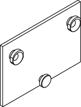 Montageplatte des Systems 900, Edelstahl, PVD, zur Aufnahme und Fixierung der mobilen Sitze 900.51.4..., in Farbe CK (messing glänzend) Montageplatte des Systems 900, Edelstahl, PVD, zur Aufnahme und Fixierung der mobilen Sitze 900.51.4..., in Farbe CK (messing glänzend)