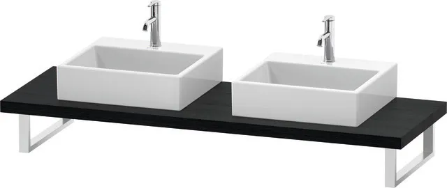 Duravit Konsole „L-Cube“ in Eiche Schwarz Duravit Konsole „L-Cube“ in Eiche Schwarz