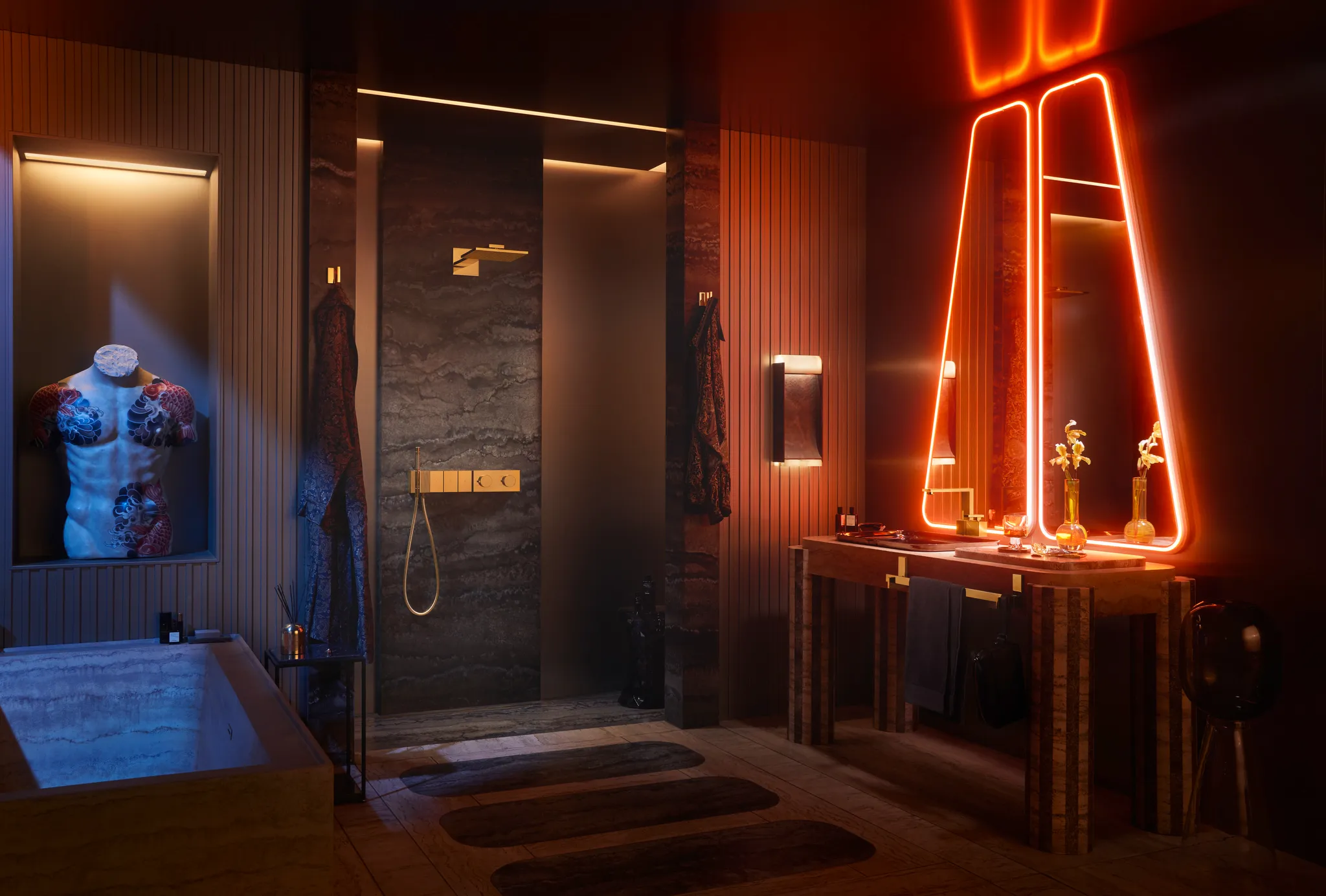 Waschtischmischer 190 Axor Edge Diamantschliff chrom Waschtischmischer 190 Axor Edge Diamantschliff chrom