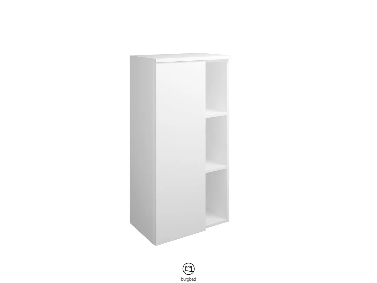 burgbad Hochschrank „Orell“ 540 × 980 × 360 mm in Tectona Dekor Zimt