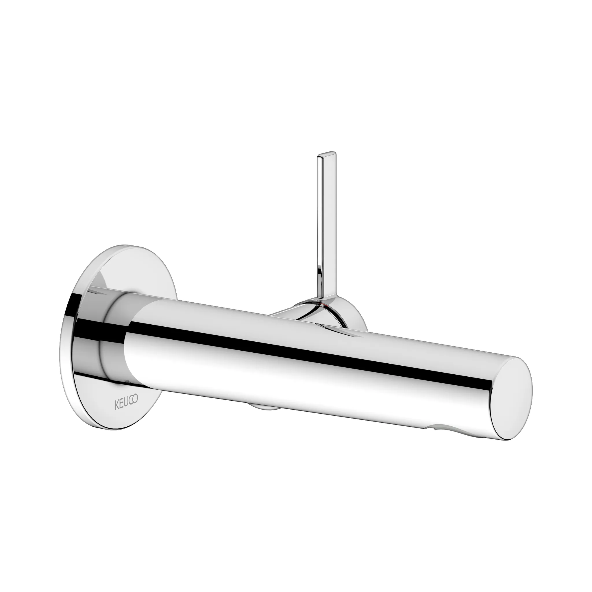 KEUCO IXMO Einhebel-Waschtischmischer Unterputz 1 Loch IXMO Pure für Wandmontage, rund Ausladung 165 mm/IXMO Pure verchromt