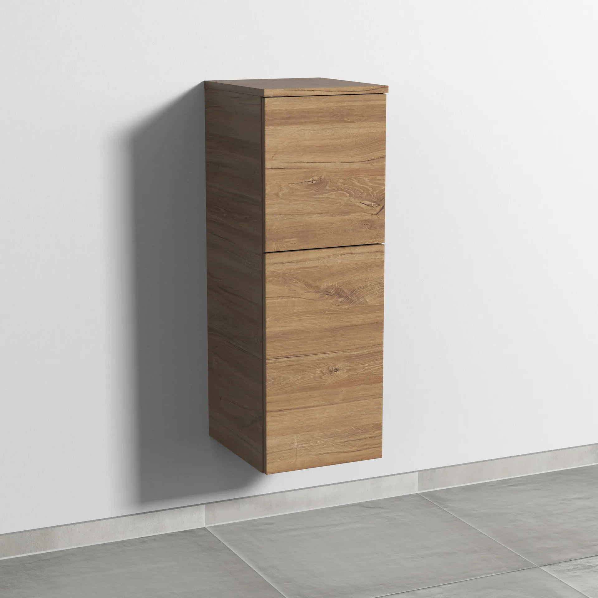 Sanipa Mittelschrank „3way“ 300 × 850 × 345 mm Anschlag rechts, in Eiche Kansas, Anschlag rechts