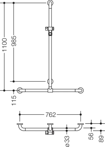 HEWI Haltegriff „Serie 801“ HEWI Haltegriff „Serie 801“