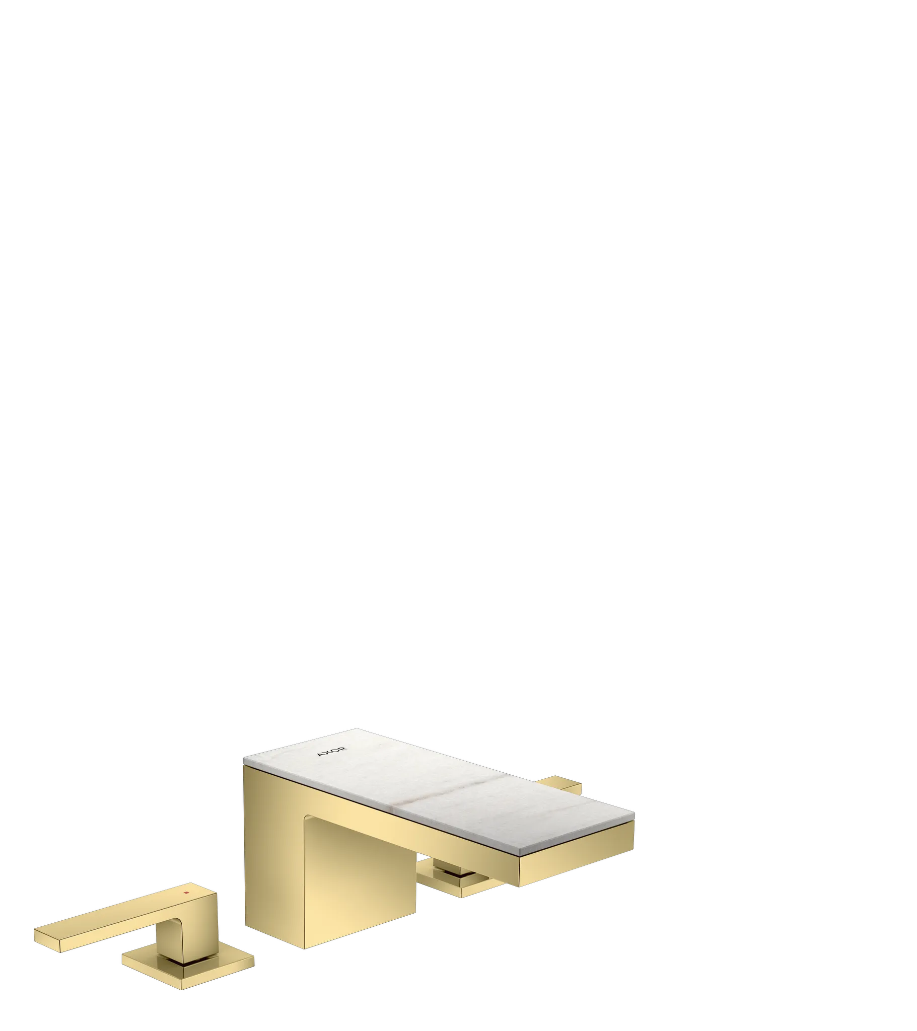 Hansgrohe AXOR MyEdition Mischer mit Platte 200 Marmor Lasa Covelano Vena Oro Hansgrohe AXOR MyEdition Mischer mit Platte 200 Marmor Lasa Covelano Vena Oro