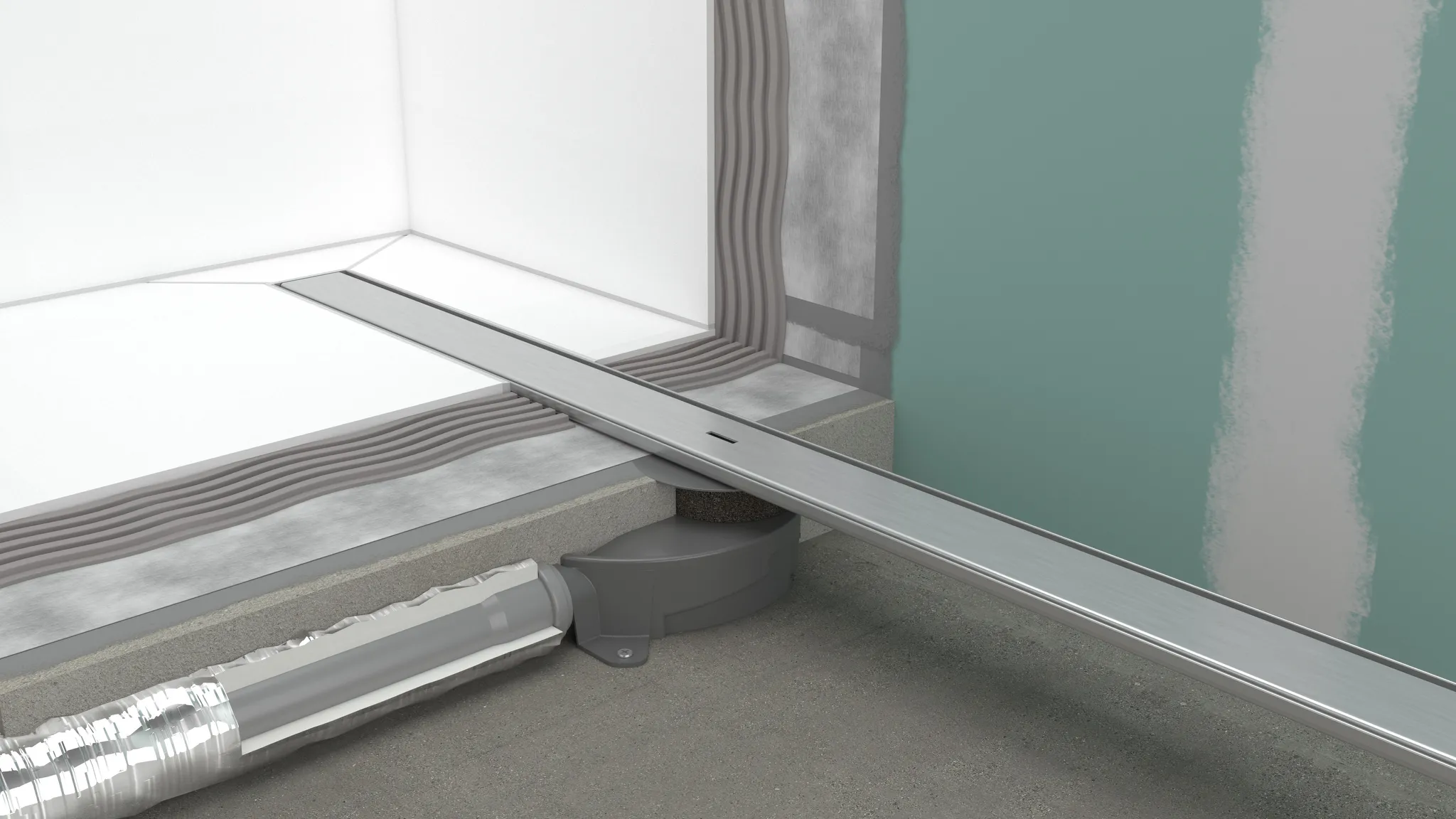 RainDrain Allround Komplettset Duschrinne 800 für Standard-/flache Installation Edelstahl gebürstet RainDrain Allround Komplettset Duschrinne 800 für Standard-/flache Installation Edelstahl gebürstet