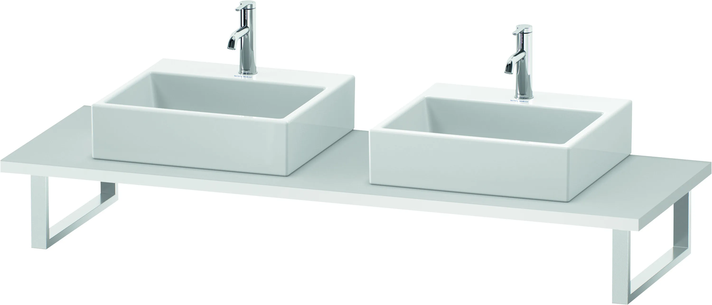 Duravit Konsole „DuraStyle“, links und rechts in Weiß Matt