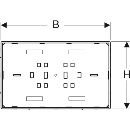Sigma Abdeckplatte flächenbündig, mit Sichtrahmen: kundenspezifisch Sigma Abdeckplatte flächenbündig, mit Sichtrahmen: kundenspezifisch