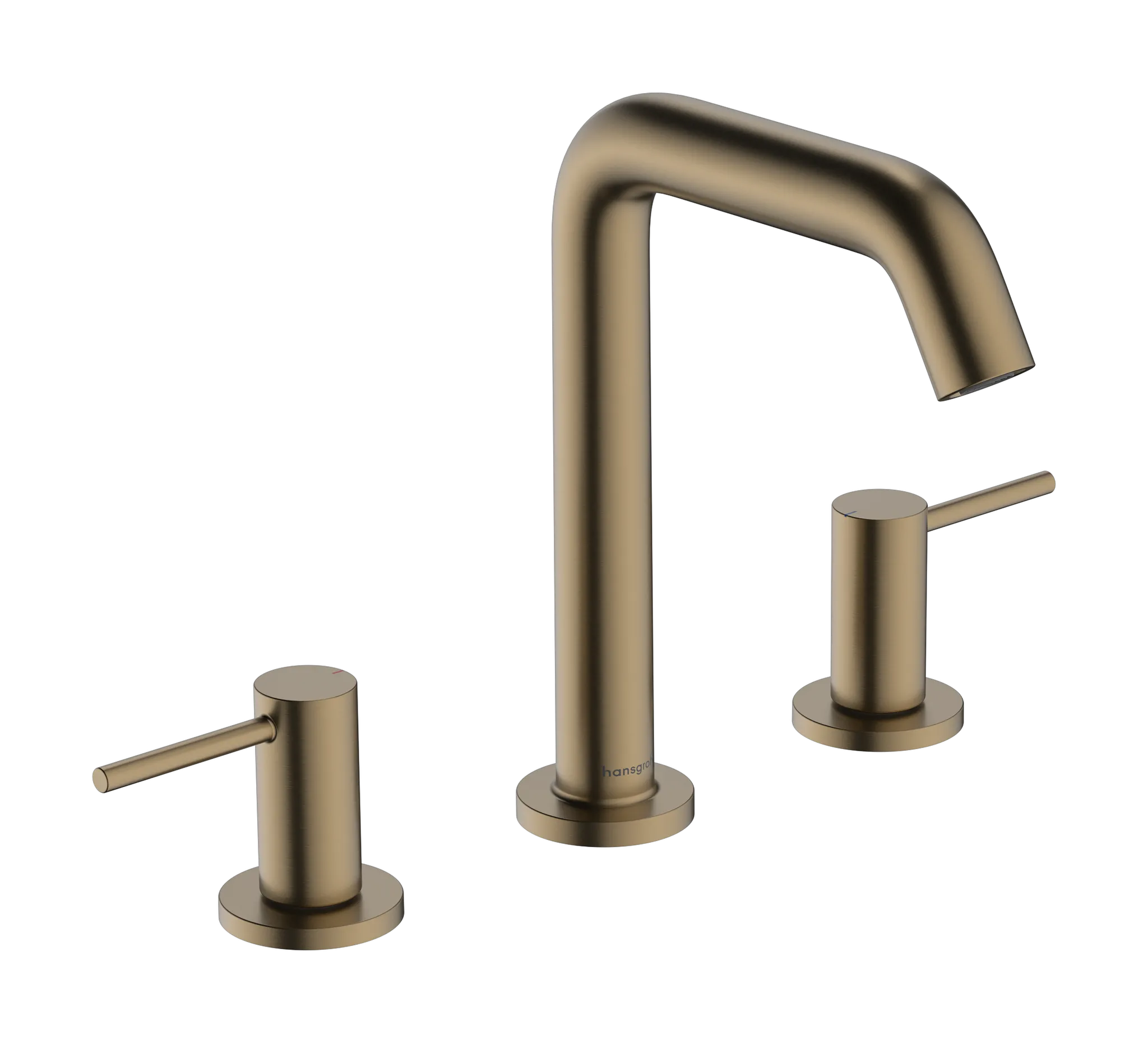 Hansgrohe Tecturis S 3-Loch Waschtischarmatur 150 EcoSmart+ mit Push-Open Ablaufgarnitur Brushed Bronze Hansgrohe Tecturis S 3-Loch Waschtischarmatur 150 EcoSmart+ mit Push-Open Ablaufgarnitur Brushed Bronze
