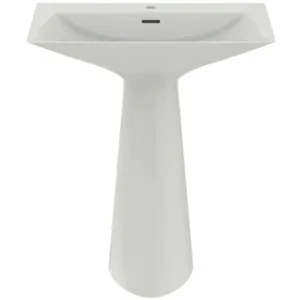 Waschbecken „Tipo-Z“ 74 × 47 × 90 cm, Hahnlochposition mittig in Weiß Waschbecken „Tipo-Z“ 74 × 47 × 90 cm, Hahnlochposition mittig in Weiß