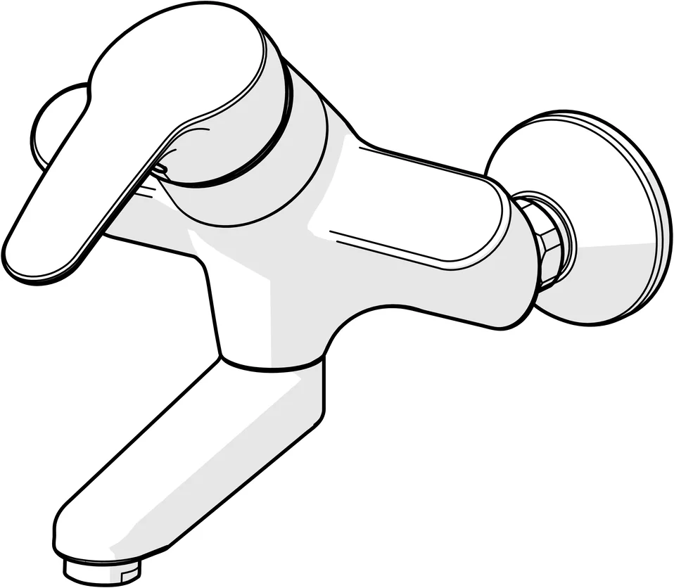 HansaMIX Waschtischarmatur Einhebelmischer HansaMIX 0196 Ausladung 160 mm DN15 Chrom HansaMIX Waschtischarmatur Einhebelmischer HansaMIX 0196 Ausladung 160 mm DN15 Chrom