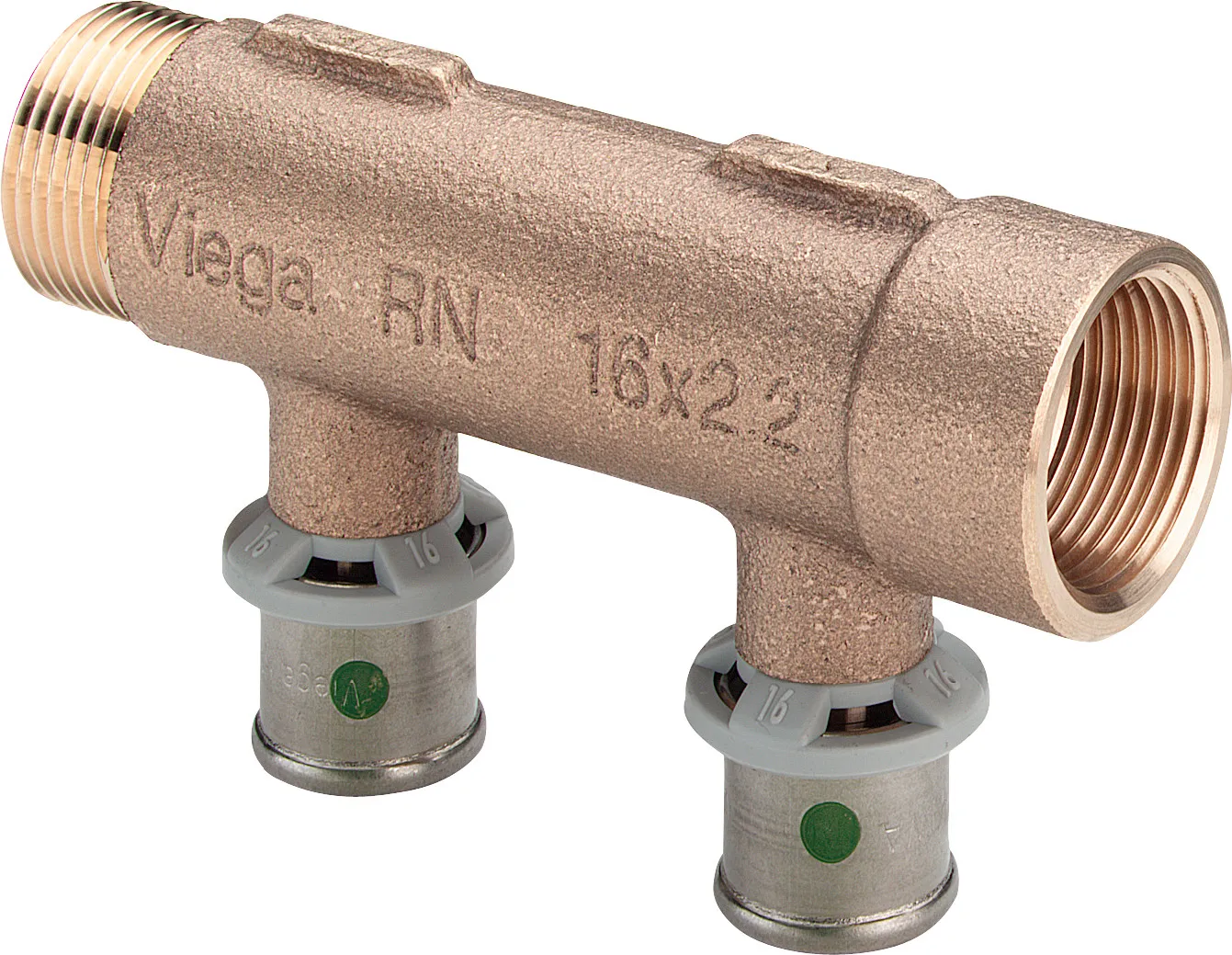 Viega „Sanfix P“ Verteiler 2-fach Viega „Sanfix P“ Verteiler 2-fach