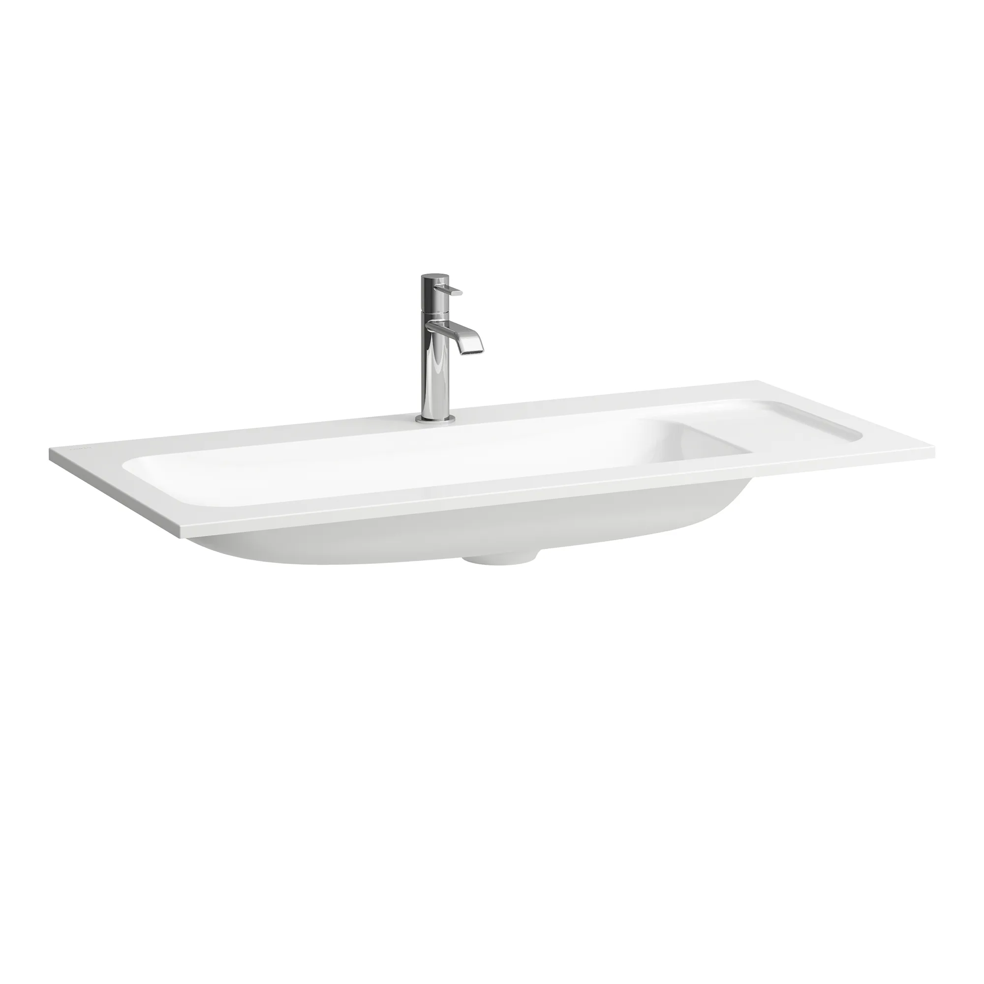 Laufen Möbelwaschtisch Slim MEDA 445x975x130 Marbond Ablage re 1 Hl o.Ül. weiß Farbe: weiß / Größe: 44,5 × 97,7 cm Laufen Möbelwaschtisch Slim MEDA 445x975x130 Marbond Ablage re 1 Hl o.Ül. weiß Farbe: weiß / Größe: 44,5 × 97,7 cm