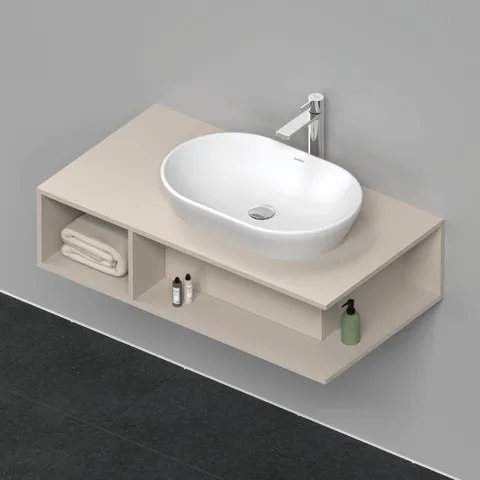 Duravit Waschtischunterschrank wandhängend „D-Neo“ 100 × 26 × 55 cm Taupe Matt Duravit Waschtischunterschrank wandhängend „D-Neo“ 100 × 26 × 55 cm Taupe Matt