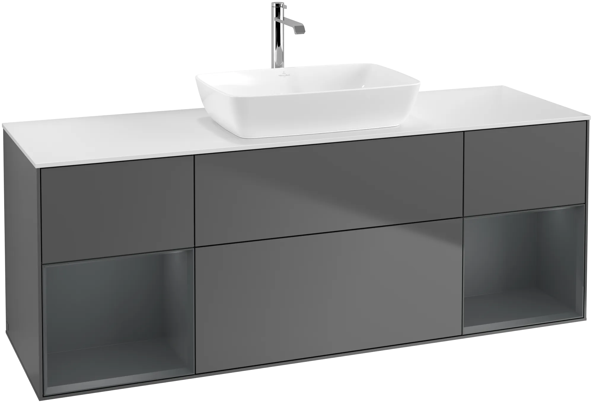 Villeroy & Boch Waschbeckenunterschrank Finion F86, anthrazit