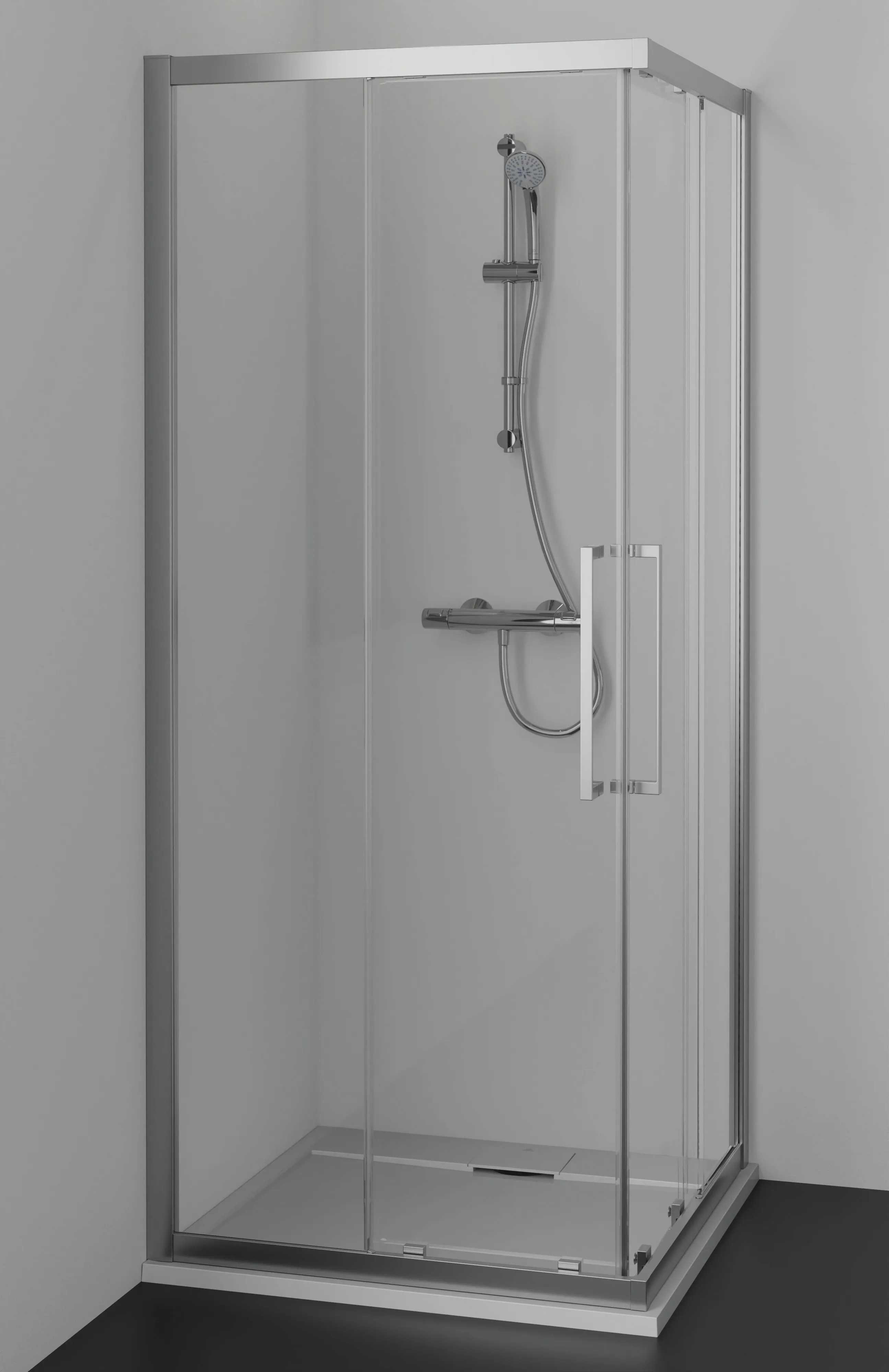 Ideal Standard Duschwanne „UltraFlatSi.life“ 90 × 90 cm in Carraraweiß