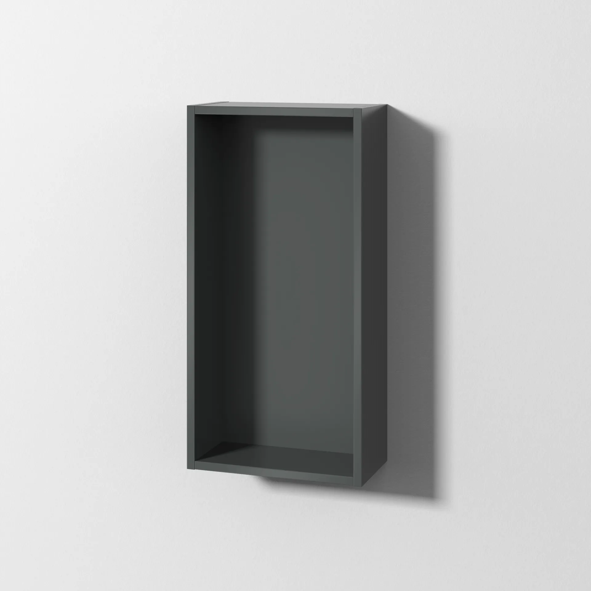 Sanipa Cubes Regalmodul offen Anthrazit-Glanz 700x350x180 mm drehbar horizontal/vertikal kombinierbar mit allen Sanipa-Badmöbeln