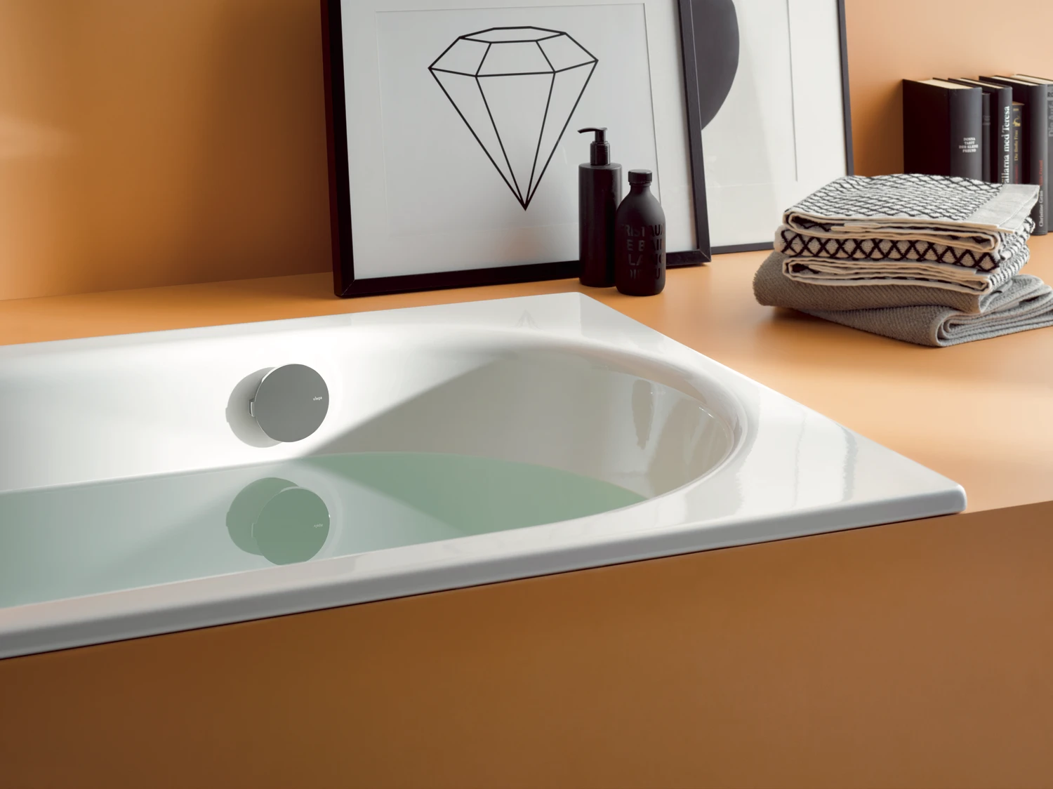 Bette Badewanne mit seitlichem Überlauf „BetteComodo“ rechteck 190 × 90 cm in Curry, mit seitlichem Überlauf Bette Badewanne mit seitlichem Überlauf „BetteComodo“ rechteck 190 × 90 cm in Curry, mit seitlichem Überlauf
