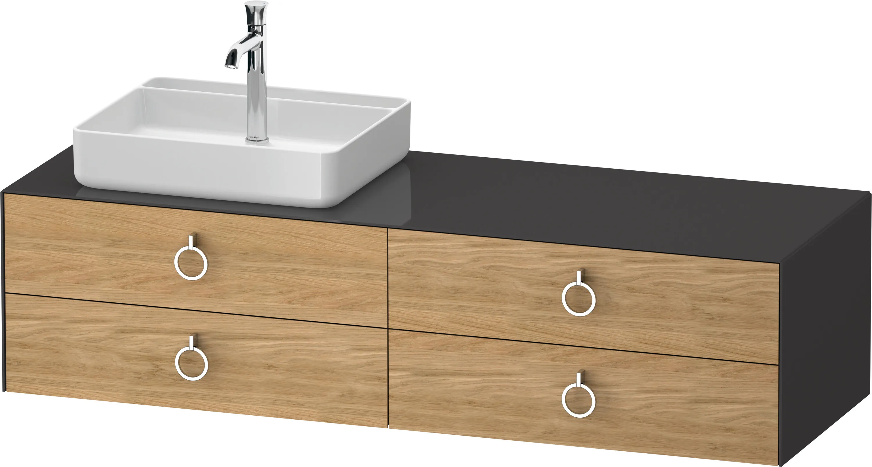 Duravit Waschtischunterschrank „White Tulip“, mit Beleuchtung