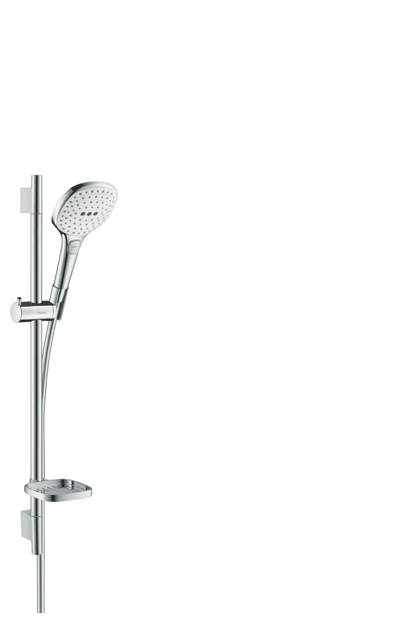 Hansgrohe Raindance Select E 120 Eco Handbrause, Weiß/Chrom Hansgrohe Raindance Select E 120 Eco Handbrause, Weiß/Chrom