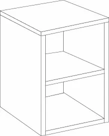 Sanipa Anbauregal „Solo One“ 400 × 520 × 432 mm in Eiche Nebraska Sanipa Anbauregal „Solo One“ 400 × 520 × 432 mm in Eiche Nebraska