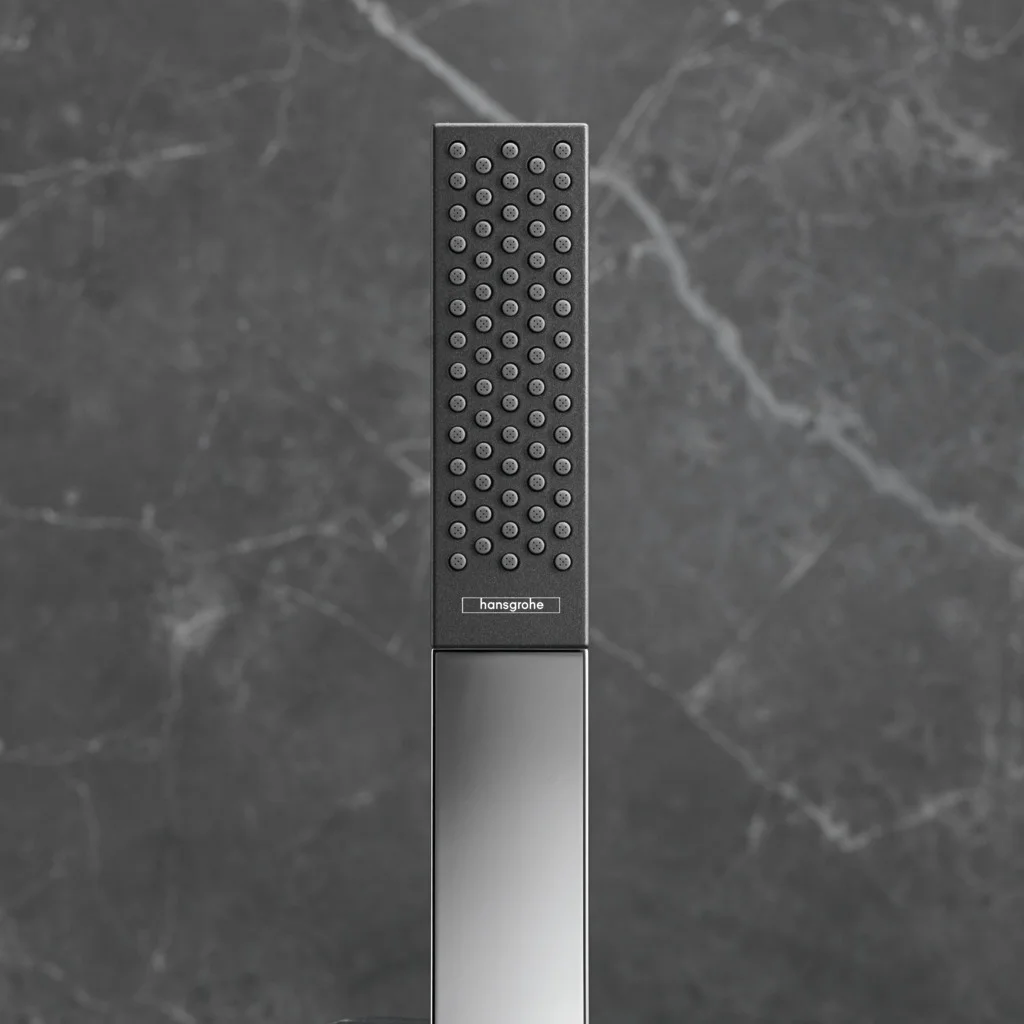 Hansgrohe Rainfinity Stabhandbrause 1jet Chrom, 100 x 38 mm, PowderRain Strahlart, QuickClean, max. Durchfluss 13,8 l/min ab 5,5 l/min, Anschluss G 1/2 Hansgrohe Rainfinity Stabhandbrause 1jet Chrom, 100 x 38 mm, PowderRain Strahlart, QuickClean, max. Durchfluss 13,8 l/min ab 5,5 l/min, Anschluss G 1/2