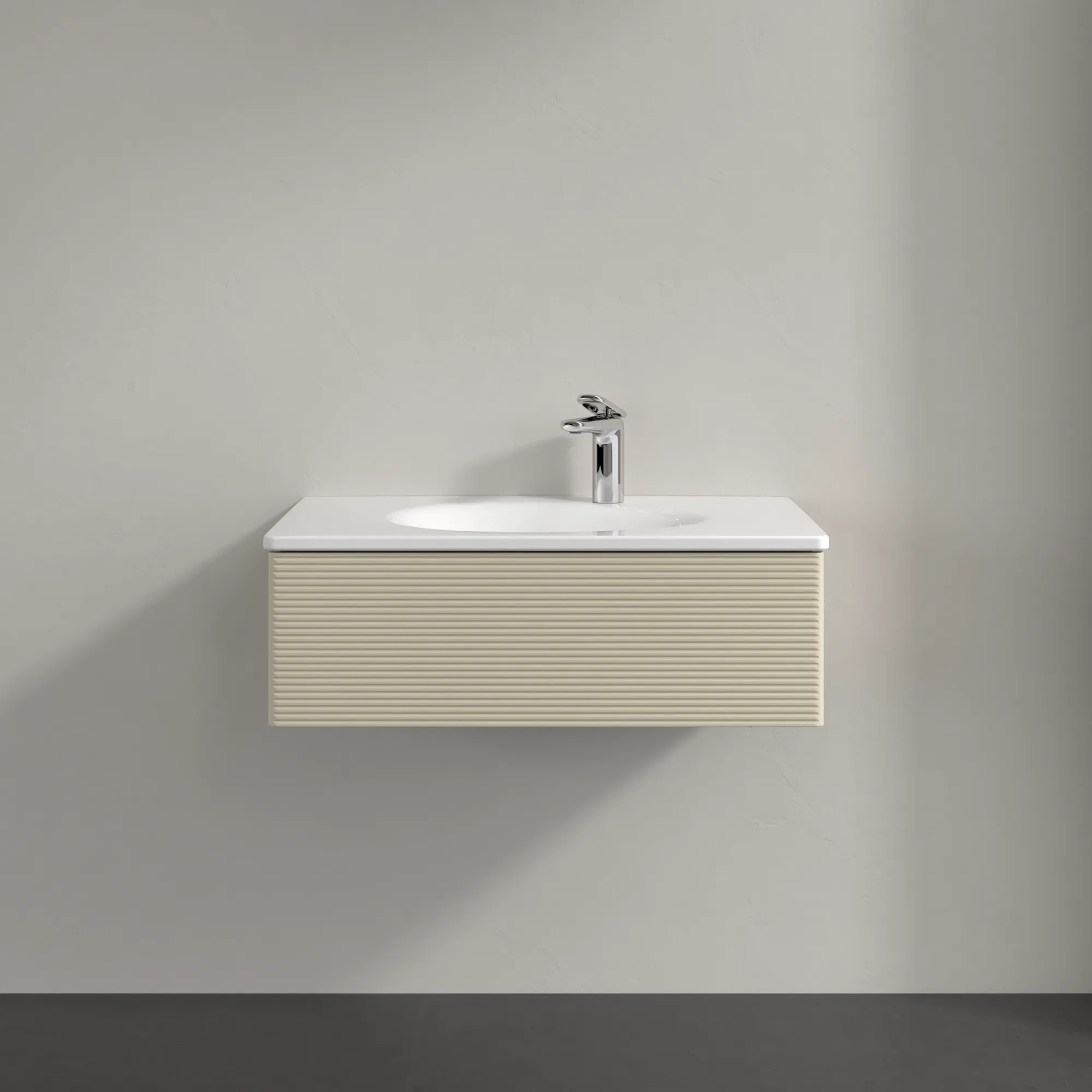 Villeroy & Boch Antao Waschbeckenunterschrank K01, 788x256x496 mm, Silk Grey Matt Villeroy & Boch Antao Waschbeckenunterschrank K01, 788x256x496 mm, Silk Grey Matt
