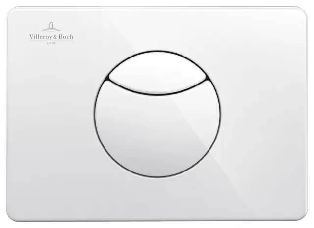 WC-Betätigungsplatte ViConnect Installationssysteme 922485, 205 x 145 x 64 mm, 2-Mengen-Spülung, Weiß