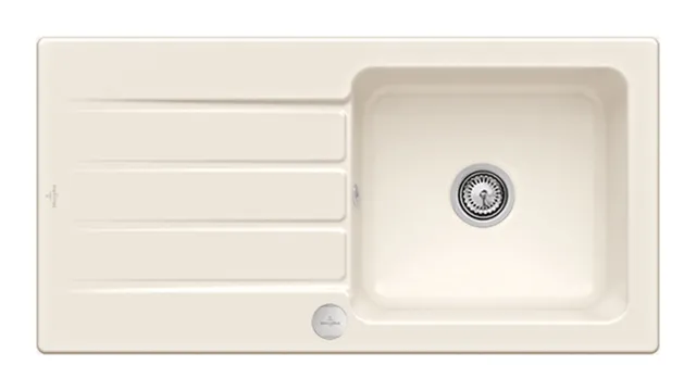 Villeroy & Boch Einbau-Küchenspülbecken „Architectura“ 60 1000 × 510 × 220 mm in Crema