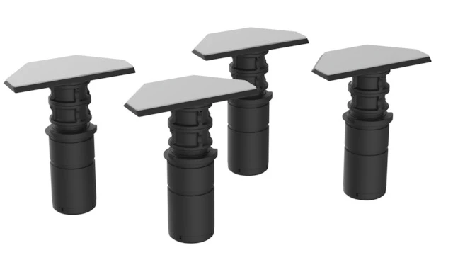 Bette Montagefuß für Duschwannen ≤ 100 cm „BetteLevel“ 15 cm Bette Montagefuß für Duschwannen ≤ 100 cm „BetteLevel“ 15 cm